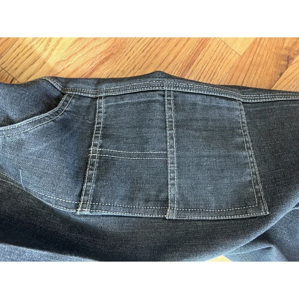 OTB One Tough Brand  Denim Cargo Jeans Skate Mens 34 X 32 Blue Baggy - Picture 5 of 7